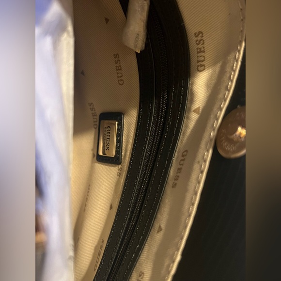 Guess Lyndi Small Triple Compartment Girlfriend Satchel - Picture 6 of 7